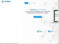 tutorize.com Webseite Vorschau