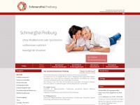 schmerzfreizentrum-freiburg.de Webseite Vorschau