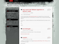 allgegenbaertig.wordpress.com Webseite Vorschau