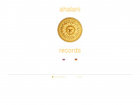 ahalani-records.com Webseite Vorschau