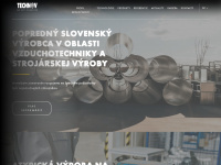 technov.sk Webseite Vorschau