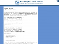 christopher-czettel.net Webseite Vorschau