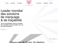 sic-marking.fr Webseite Vorschau