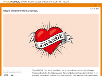 orange-council.de Webseite Vorschau