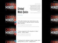 criminalmindsquotes.tumblr.com Webseite Vorschau