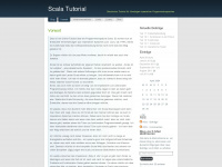 scalatutorial.wordpress.com Webseite Vorschau