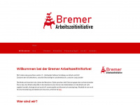 bremer-arbeitszeitinitiative.de Webseite Vorschau