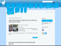 bremerfriedensforum.de Webseite Vorschau