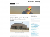 franza.wordpress.com Webseite Vorschau