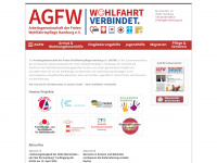 agfw-hamburg.de Webseite Vorschau