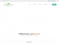 bio-hair.ch Webseite Vorschau