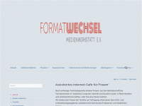 formatwechsel-berlin.de Webseite Vorschau