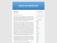 apollosbox.wordpress.com Webseite Vorschau