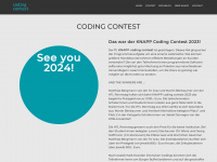 coding-contest.at Webseite Vorschau