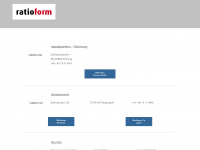 ratioform.com Webseite Vorschau