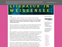 literatur-in-weissensee.blogspot.com Webseite Vorschau