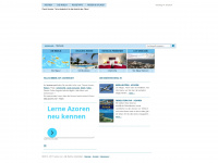 azoren.net Webseite Vorschau