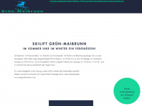 skilifte-gruen-maibrunn.de Webseite Vorschau