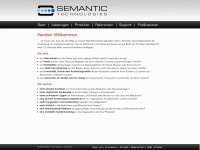 semantictechnologies.de Webseite Vorschau