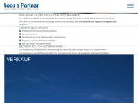 loos-partner.com Webseite Vorschau