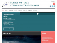 sciencewriters.ca Webseite Vorschau