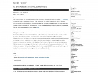 kielerhunger.wordpress.com Webseite Vorschau