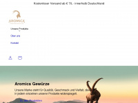 aromica-shop.de Webseite Vorschau