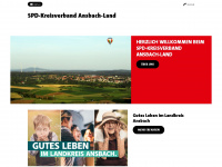 spd-kreis-ansbach.de Webseite Vorschau
