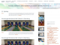 kegelverein.wordpress.com Webseite Vorschau