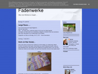 fadenwerke.blogspot.com Webseite Vorschau