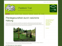 paddock-trail.de Webseite Vorschau