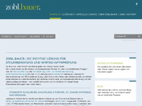 zobl-bauer.at Webseite Vorschau