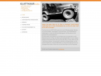 glatthaarmedia.com Webseite Vorschau