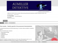 aumiller-detektive.eu Webseite Vorschau