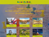 aupair-for-kids.com Webseite Vorschau