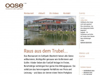 restaurant-oase.ch Webseite Vorschau