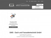gms-dachtechnik.com Webseite Vorschau