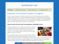autoboxen.net Webseite Vorschau