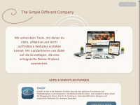 simple-different.com Webseite Vorschau