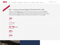 mci.pl Webseite Vorschau