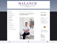 chiropraktik-balance.de Webseite Vorschau