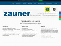 zauner-bau.at Webseite Vorschau
