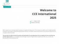 cce-international.com Webseite Vorschau