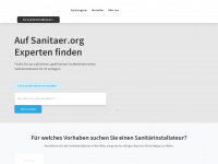 sanitaer.org Webseite Vorschau