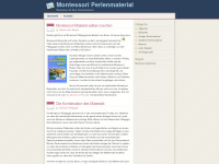 montessori-perlenmaterial.de Webseite Vorschau