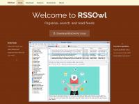 rssowl.org Webseite Vorschau