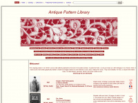antiquepatternlibrary.org Webseite Vorschau