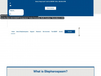 blepharospasm.org Webseite Vorschau