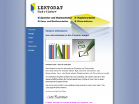 lektorat-badstieber.de Webseite Vorschau