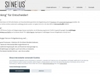 sineus.com Webseite Vorschau